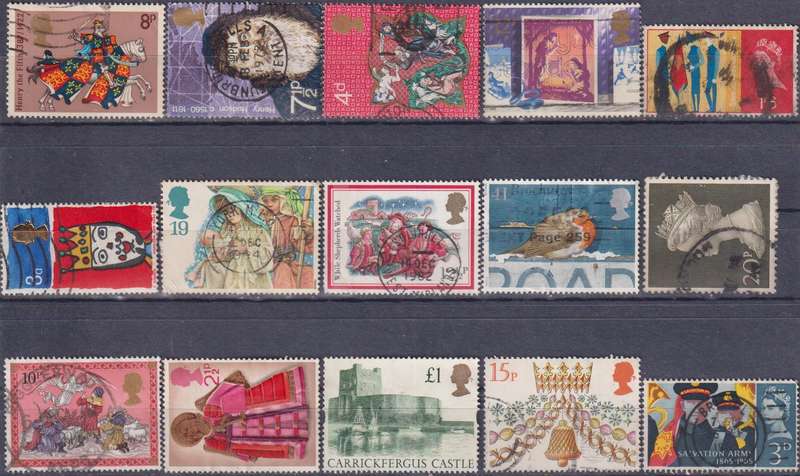 Stamps Mix World Card