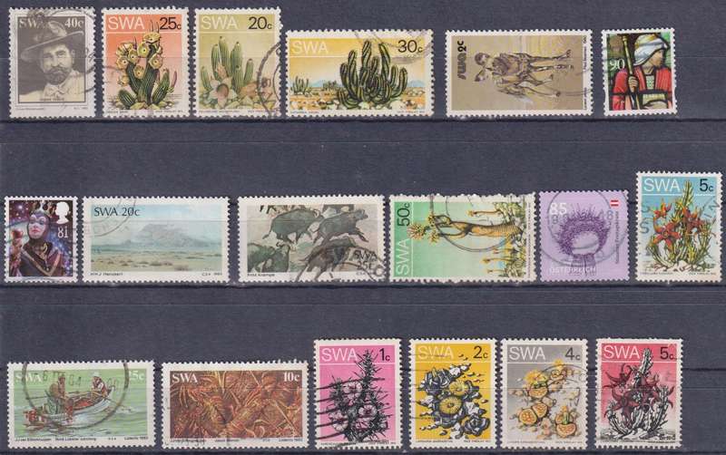 Stamps Mix World Card