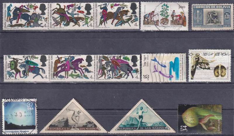 Stamps Mix World Card