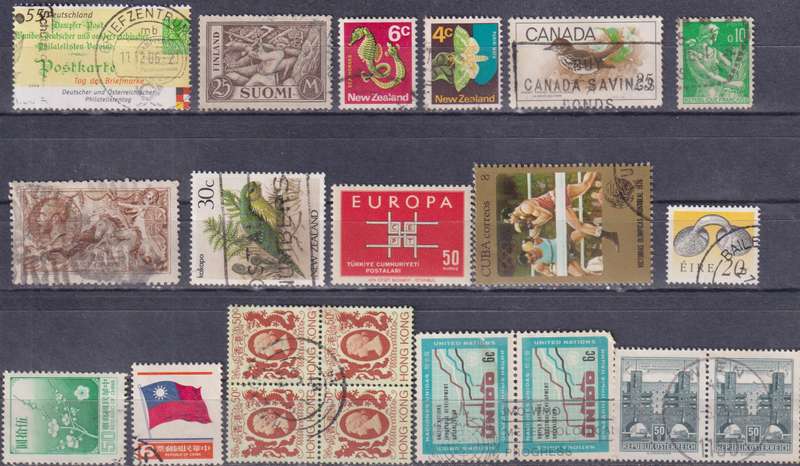 Stamp Mix World Card