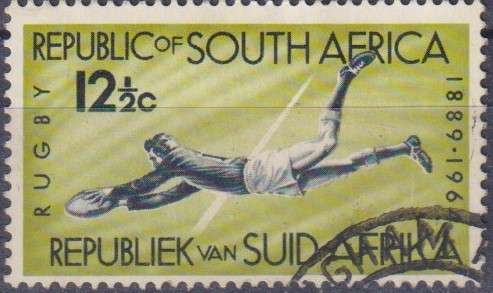 Stamps RSA 1964 The 75th Anniversary of South African Rugby Board