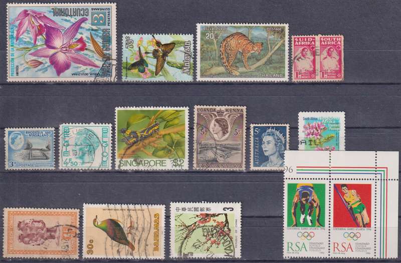 Stamps Mix World Card