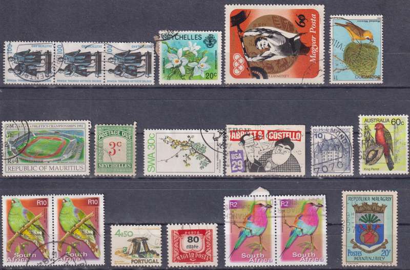Stamps Mix World Card