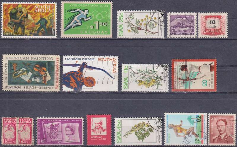 Stamps Mix World Card