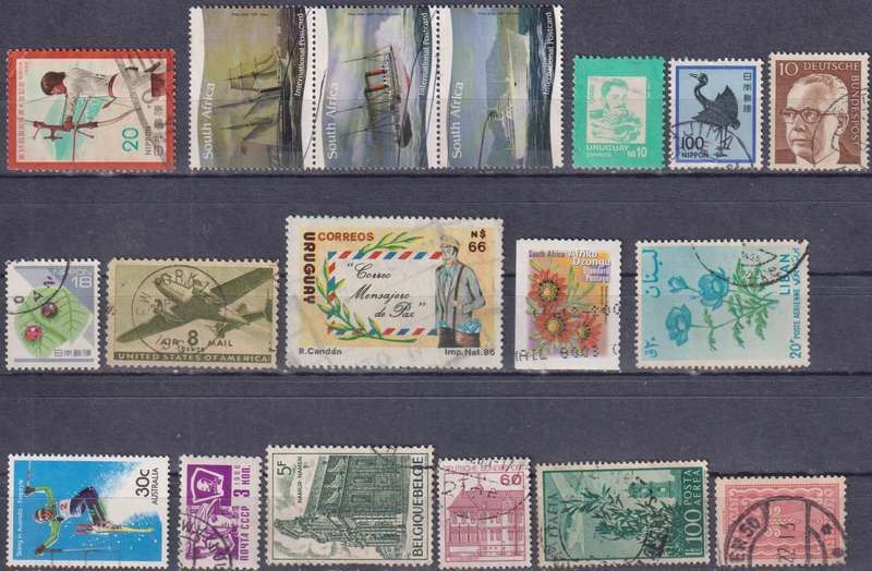 Stamps Mix World Card