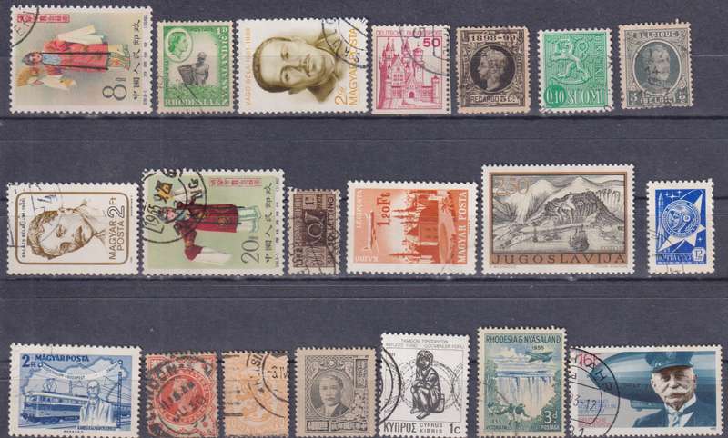 Stamps Mix World Card