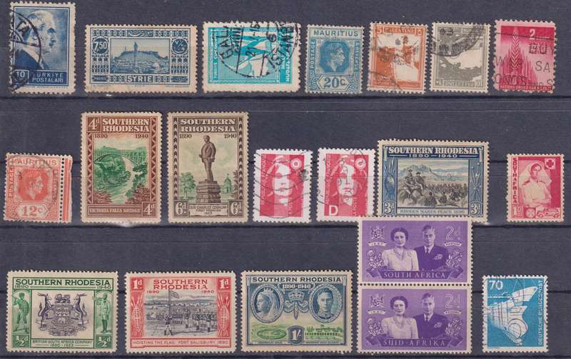 Stamps Mix World Card