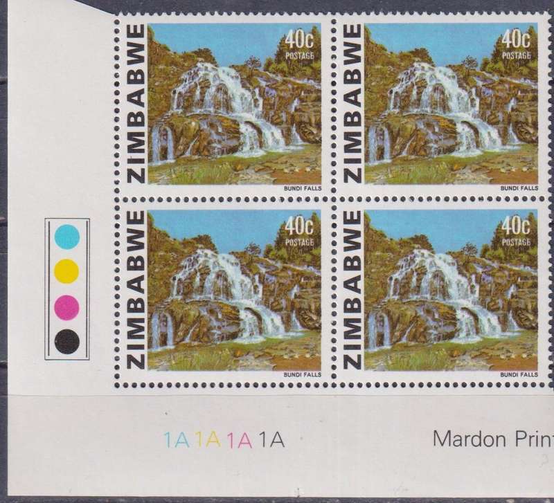 Stamp Control Blocks Zimbabwe