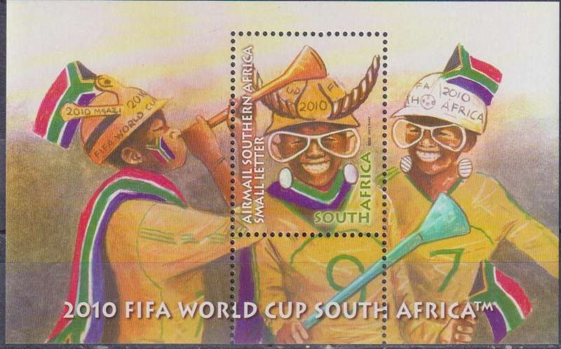 Stamps Control Blocks 2008 Football World Cup - South Africa 2010