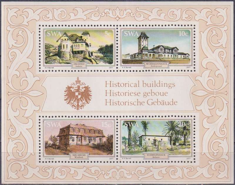 Stamps 1977 Historic Houses