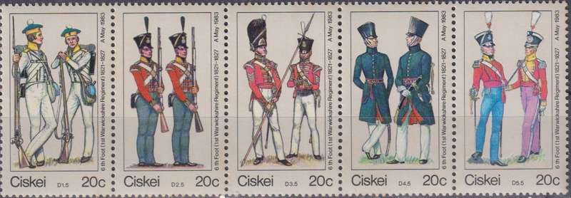 Stamps 1983 Military Uniforms