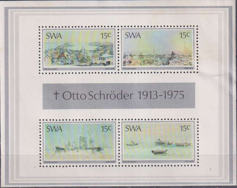 Stamps 1975 Otto Schroder