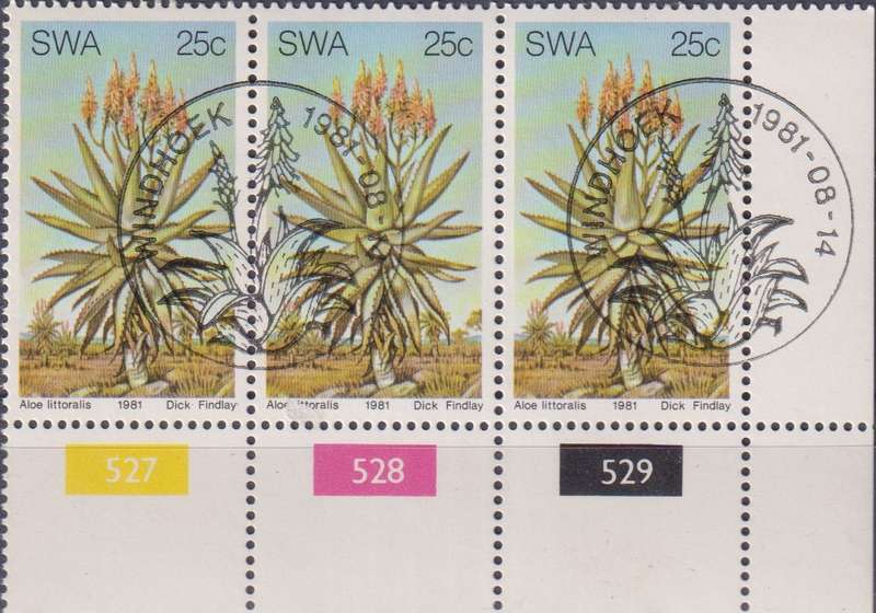 Stamps Control Blocks 1981 Aloes