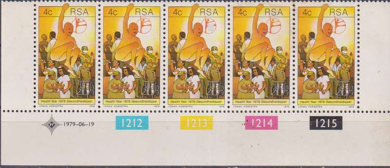 Stamps Control Blocks 1979 Health Year