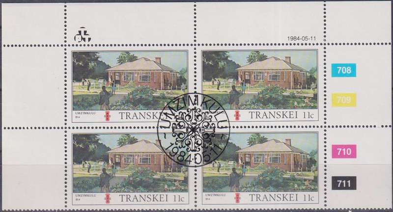 Stamps Control Blocks Transkei 1984 Transkei Post Offices