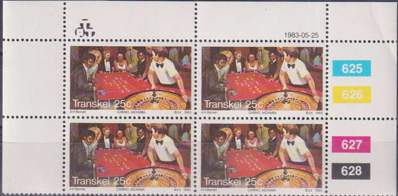 Stamps Control Blocks Transkei 1983 Tourism