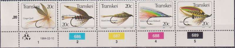 Stamp Control Blocks Transkei 1986 The 10th Anniversary of Independence