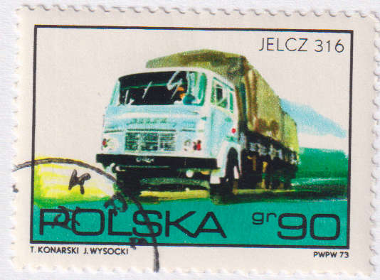 Stamp Thematic Transport ULM Poland