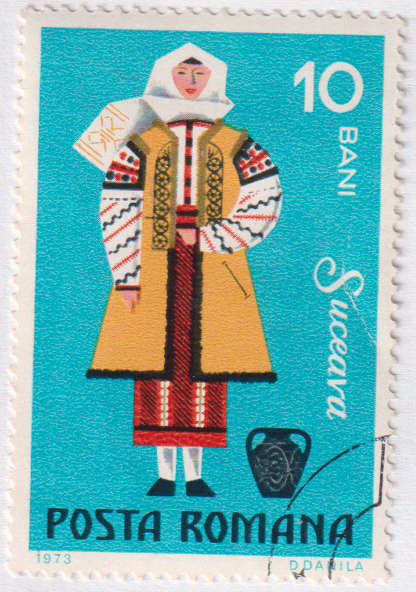 Stamps 1973 Costumes Romania