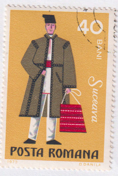 Stamps 1973 Costumes Romania