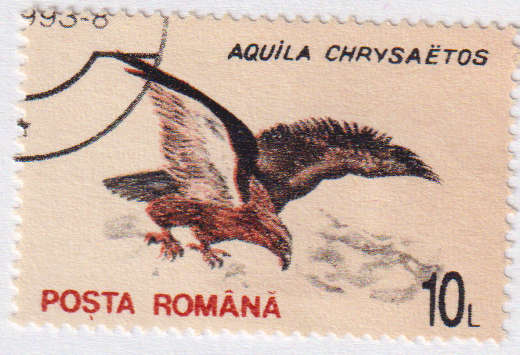 Stamp Thematic Birds ULM Romania