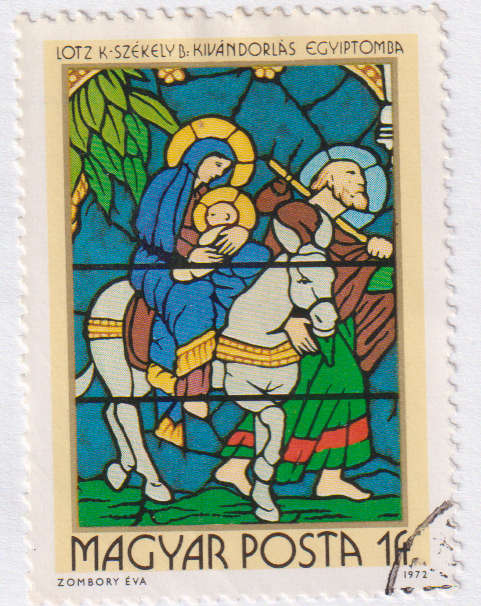 Stamps 1972 Stained Glass Windows Hungary