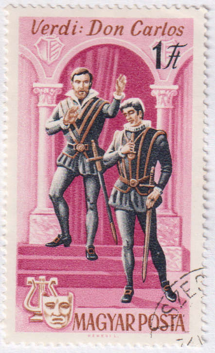 Stamps 1967 Scenes from World Famous Operas Hungary