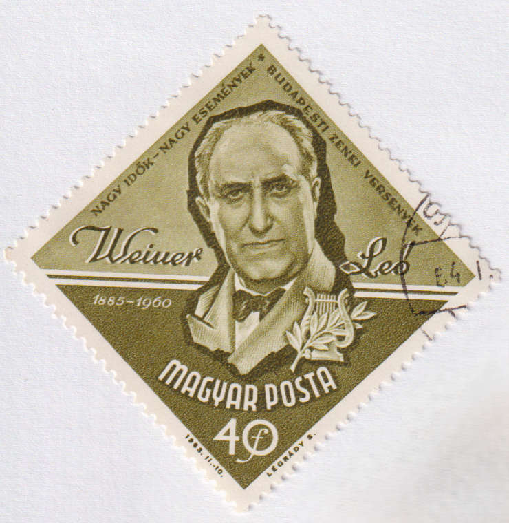 Stamps 1963 Budapest Music Competition Hungary