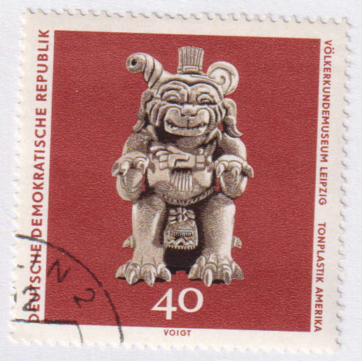 Stamps 1971 The Ethnological Museum of Leipzig DDR