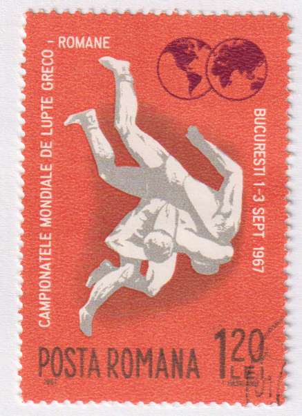 Stamp Thematic Sports ULM Romania