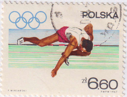 Stamp Thematic Sports ULM Poland