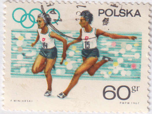 Stamp Thematic Sports ULM Poland