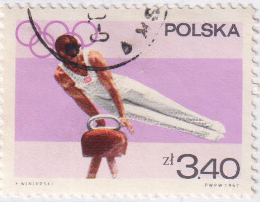Stamp Thematic Sports ULM Poland