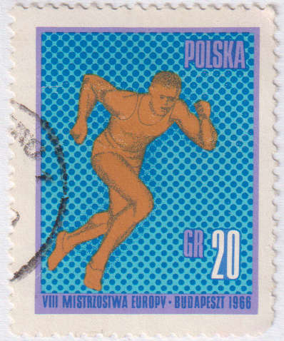 Stamp Thematic Sports ULM Poland
