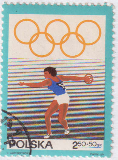 Stamp Thematic Sports ULM Poland