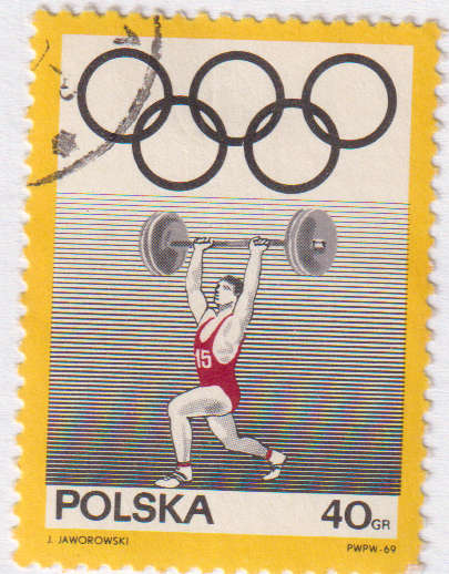 Stamp Thematic Sports ULM Poland