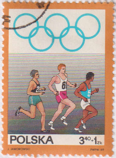Stamp Thematic Sports ULM Poland