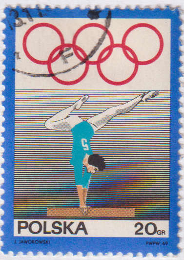 Stamp Thematic Sports ULM Poland