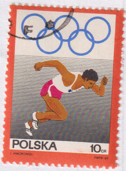 Stamp Thematic Sports ULM Poland