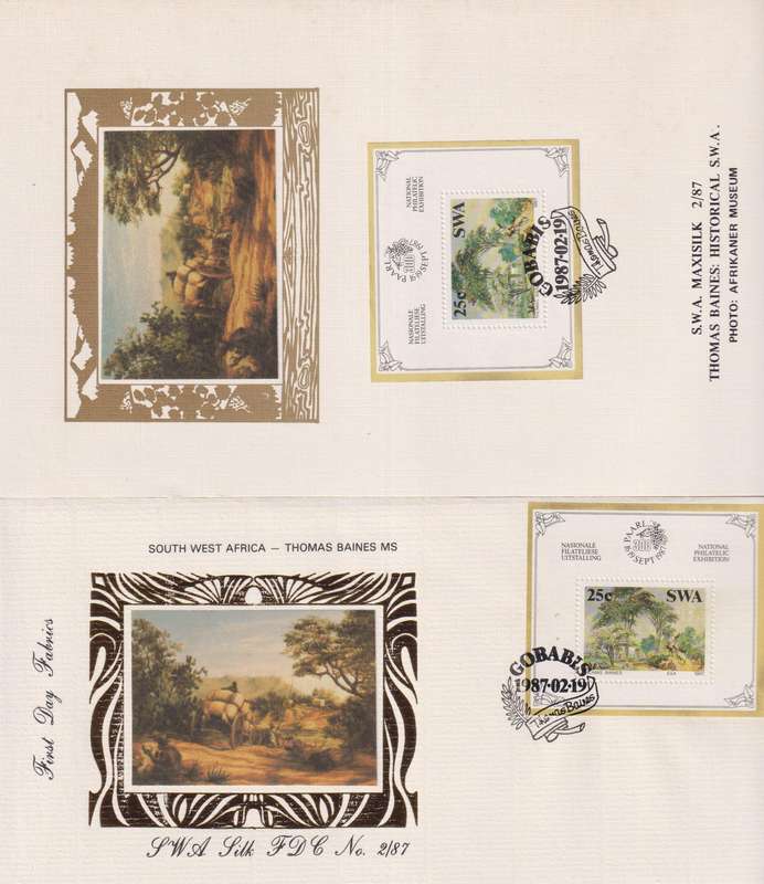 Stamps SWA Silk  1987 Historic Southwest Africa