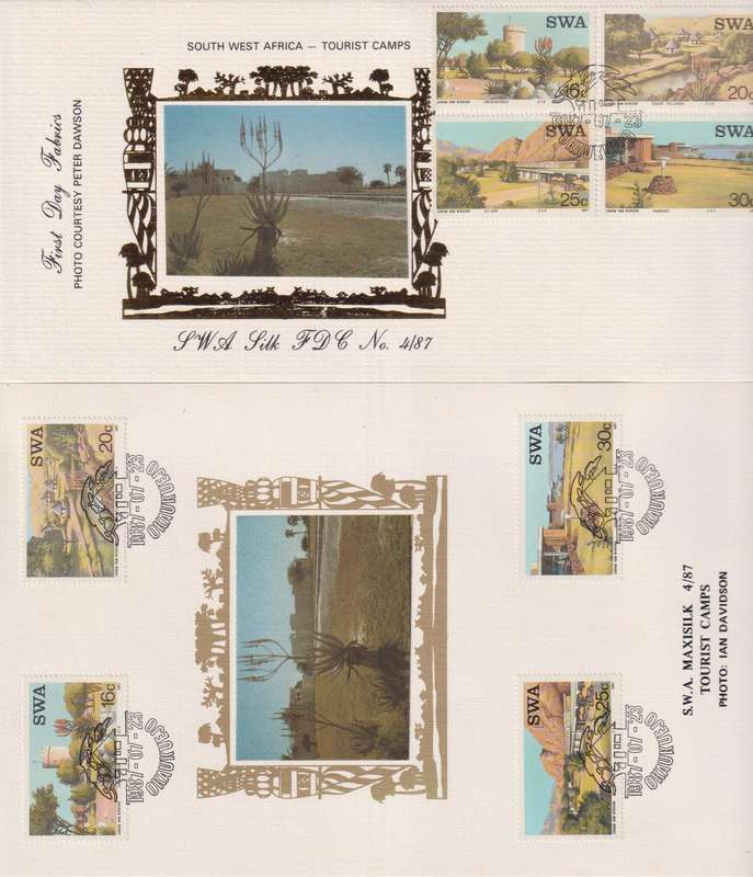 Stamps SWA Silk 1987 Tourist Camps