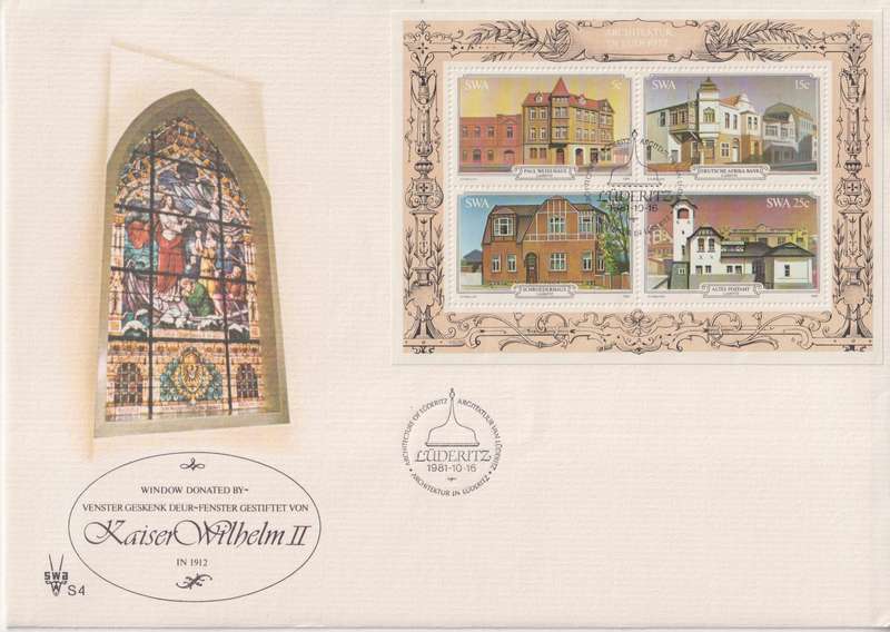 FDC SWA 1981 Historic Buildings of Luderitz