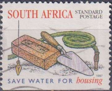 Stamps RSA 1997 National Water Conservation - Imperforated on 1 or 2 Sides and with or without Safet