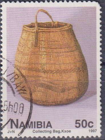 Stamps Namibia 1997 Basket Work