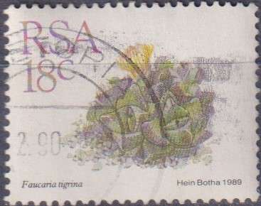 Stamps RSA 1988 Succulents