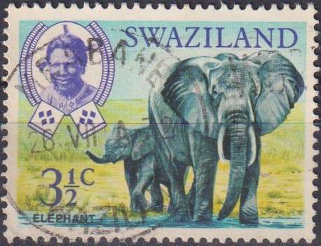 Stamps Swaziland 1969 Native Wild Animals