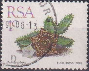 Stamps RSA 1988 Succulents