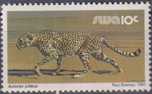 Stamps SWA 1980 Wild Mammals