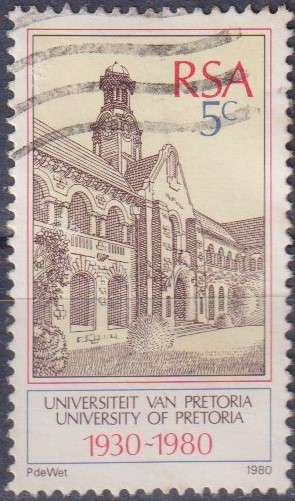 Stamps RSA 1980 The 50th Anniversary of University of Pretoria