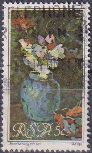 Stamps RSA 1980 Paintings by Pieter Wenning